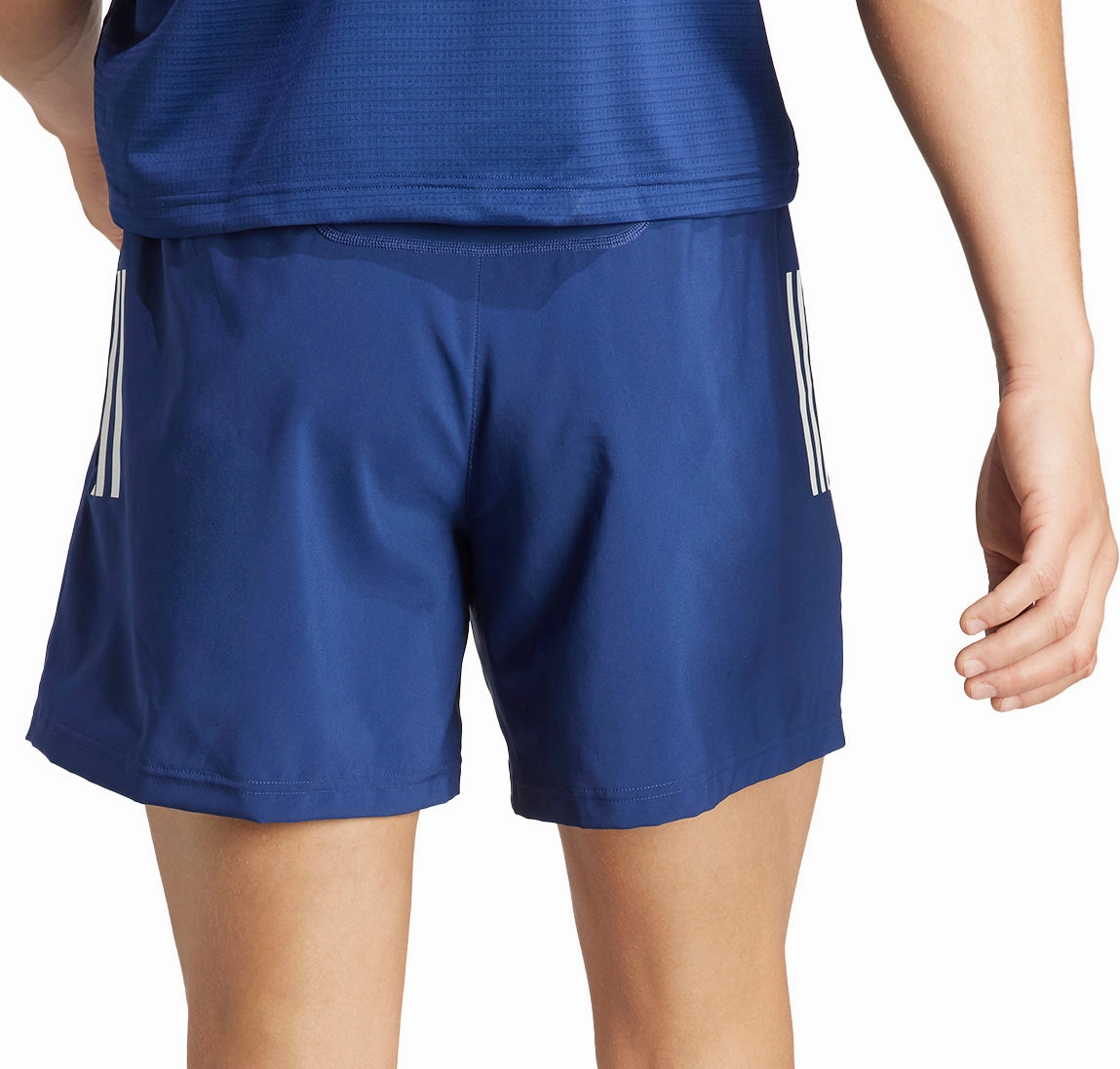 adidas Own The Run 7 Inch Mens Running Shorts - Blue Sport Edge Light Fabric