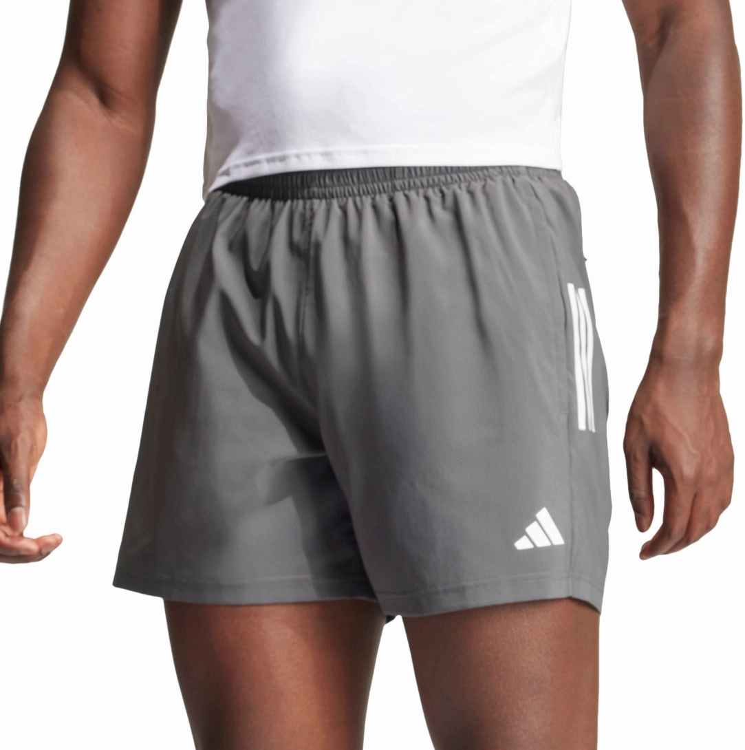 adidas Own The Run 7 Inch Mens Running Shorts - Grey Quick Fit Comfort