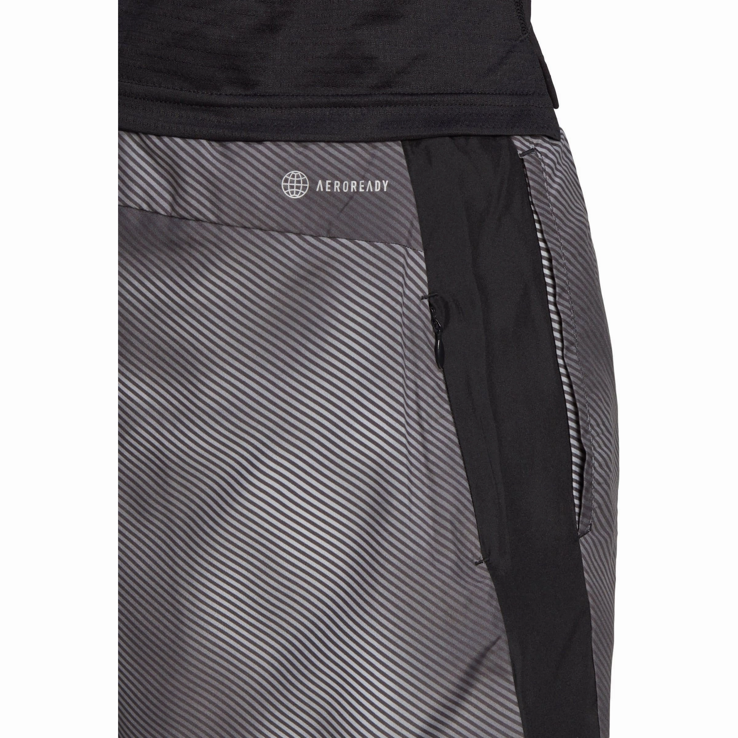 adidas Own The Run 7 Inch Mens Running Shorts - Grey Stretch Fit