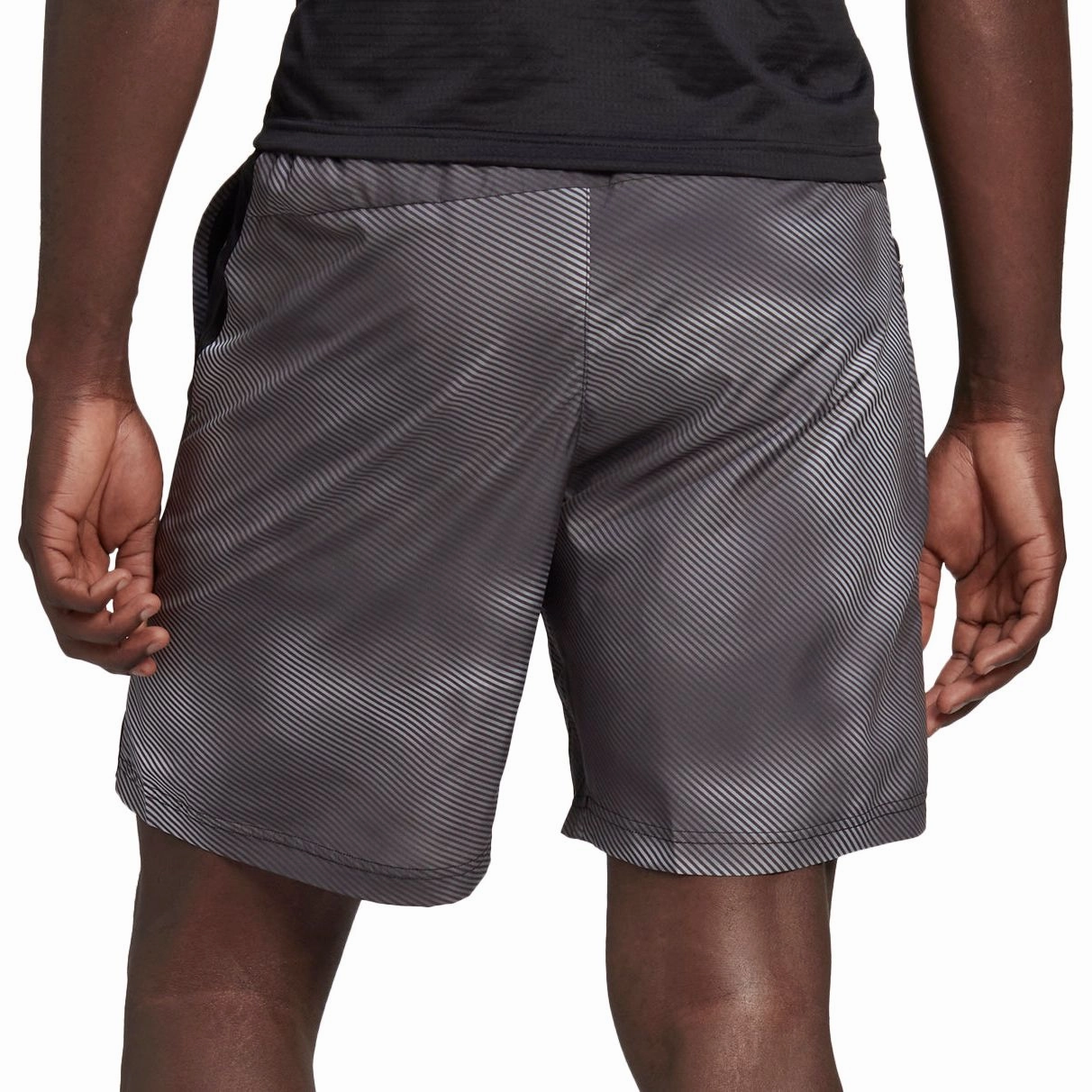 adidas Own The Run 9 Inch Mens Running Shorts - Grey Stay Flexible Sun Ready