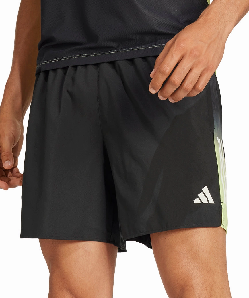 Machine washable Chill Breeze adidas Own The Run Colour Block 7 Inch Mens Running Shorts - Black