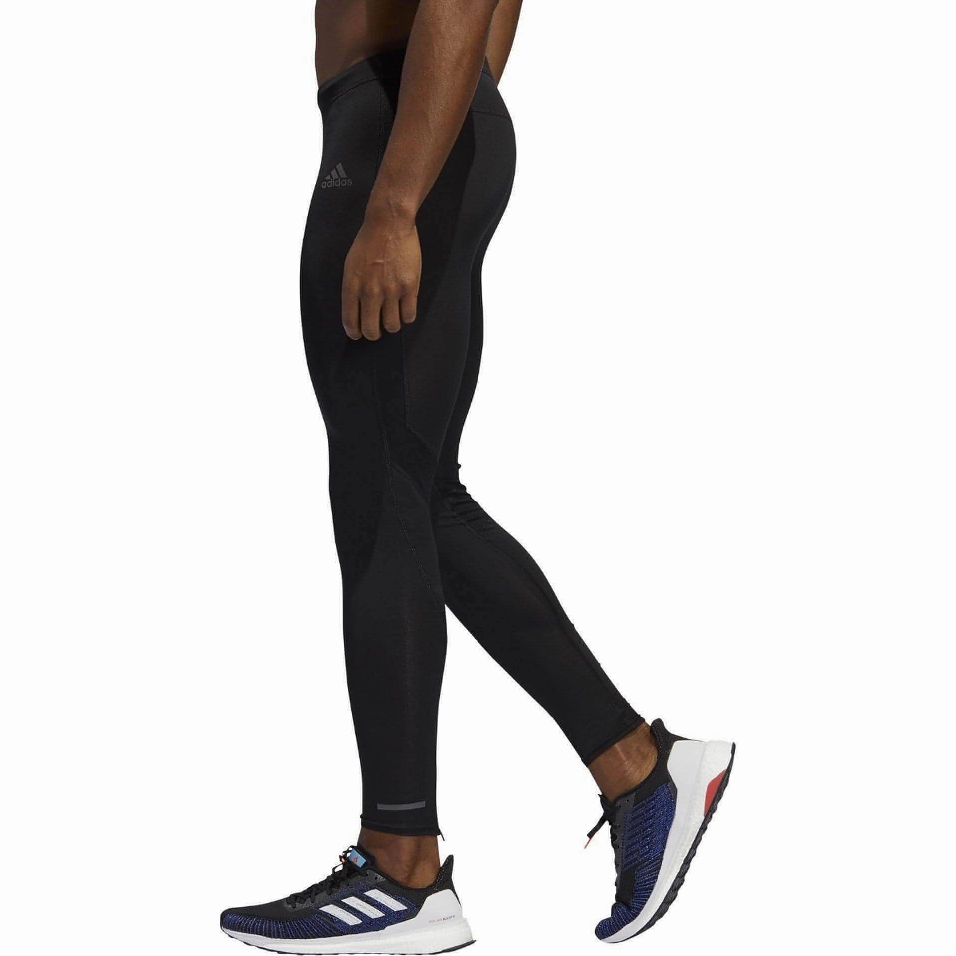 Casual Wear adidas Own The Run Mens Long Running Tights - Black