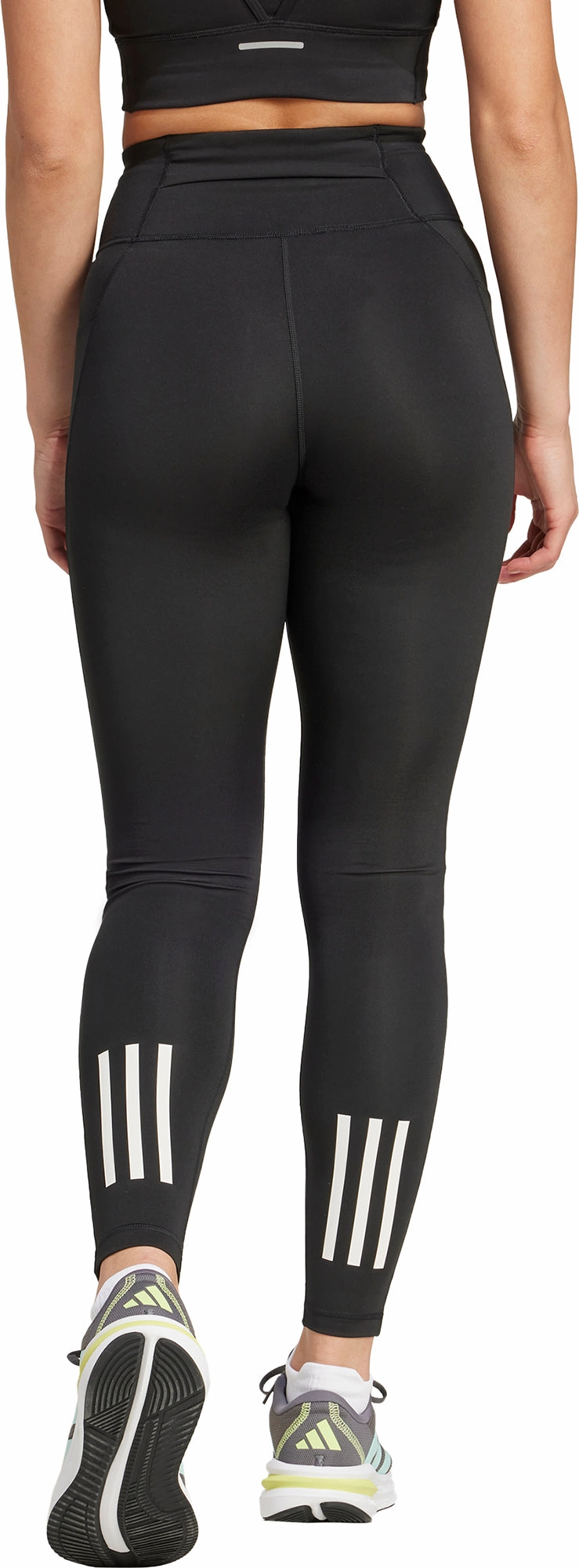 adidas Own The Run Womens Long Running Tights - Black Max Comfort