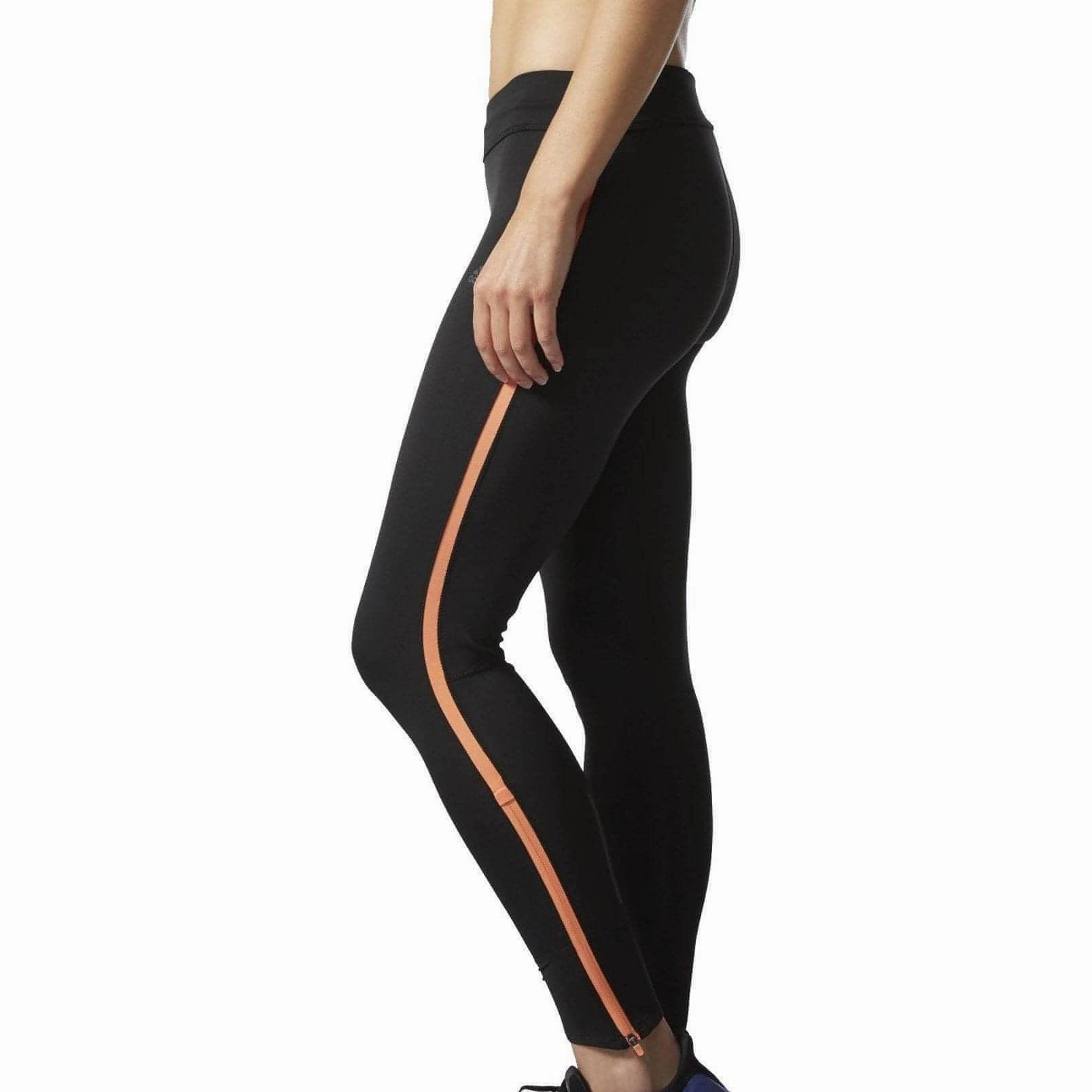 adidas Response Womens Long Running Tights - Black Movement Friendly Modern Performancewear