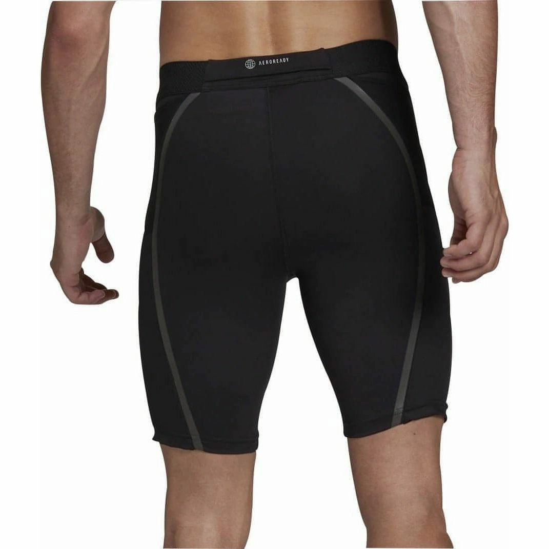 adidas Saturday Mens Short Running Tights - Black Stay Fresh