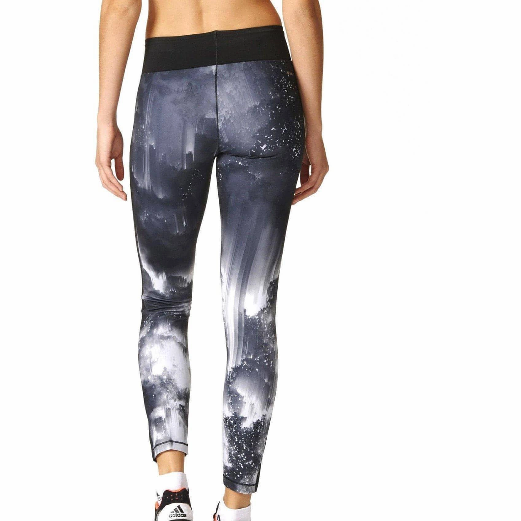 Flattering Shape adidas Wow Drop 3 Womens Long Training Tights - Black