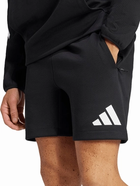 adidas Z.N.E Mens Training Shorts - Black Ergonomic Pattern Cutting