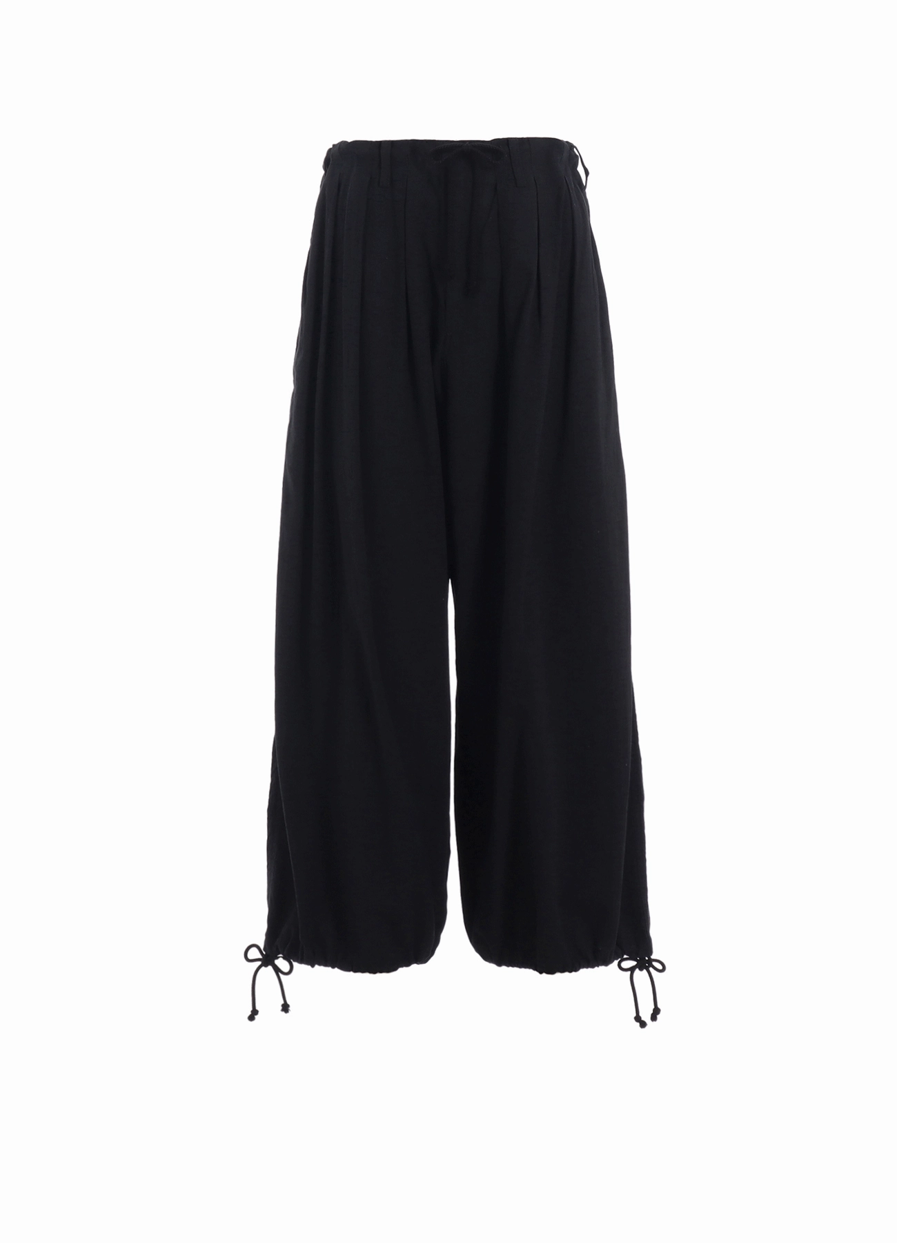 Chic Style COTTON/LINEN POPLIN BALLOON PANTS