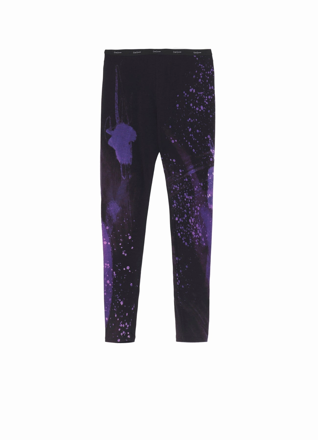 PURPLE B PATTERN BASIC LEGGINGS Flexibility Built-In