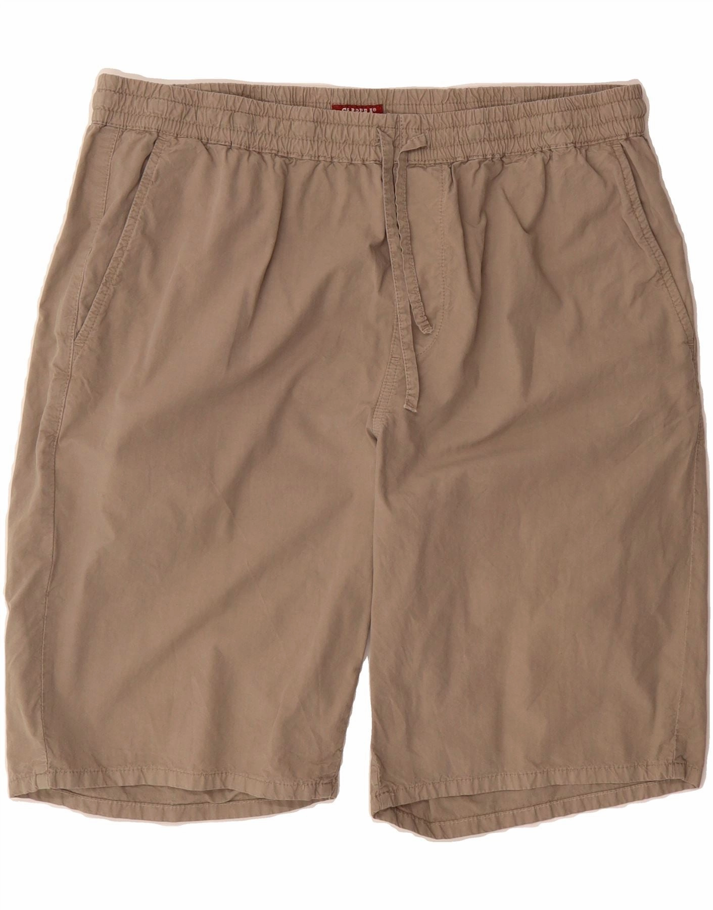 light feel CARRERA Mens Regular Chino Shorts XL W36 Beige Cotton
