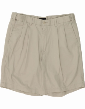 DOCKERS Mens Pegged Chino Shorts W36 Large White Cotton Body Contouring