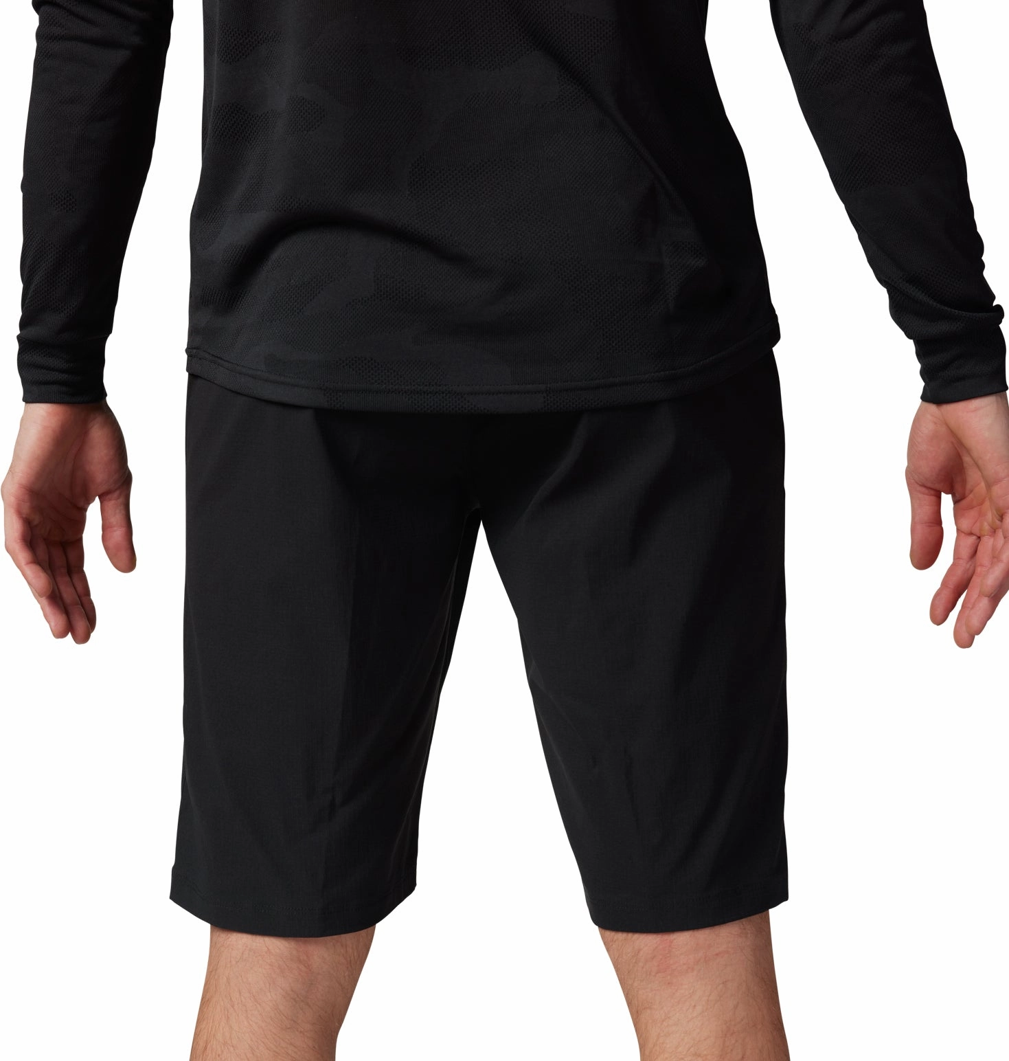 Fox Ranger Mens Cycling Shorts - Black Polyester shorts food industry