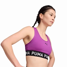 Breathable mesh panel PUMA Womens 4KEEPS Elastic Bra