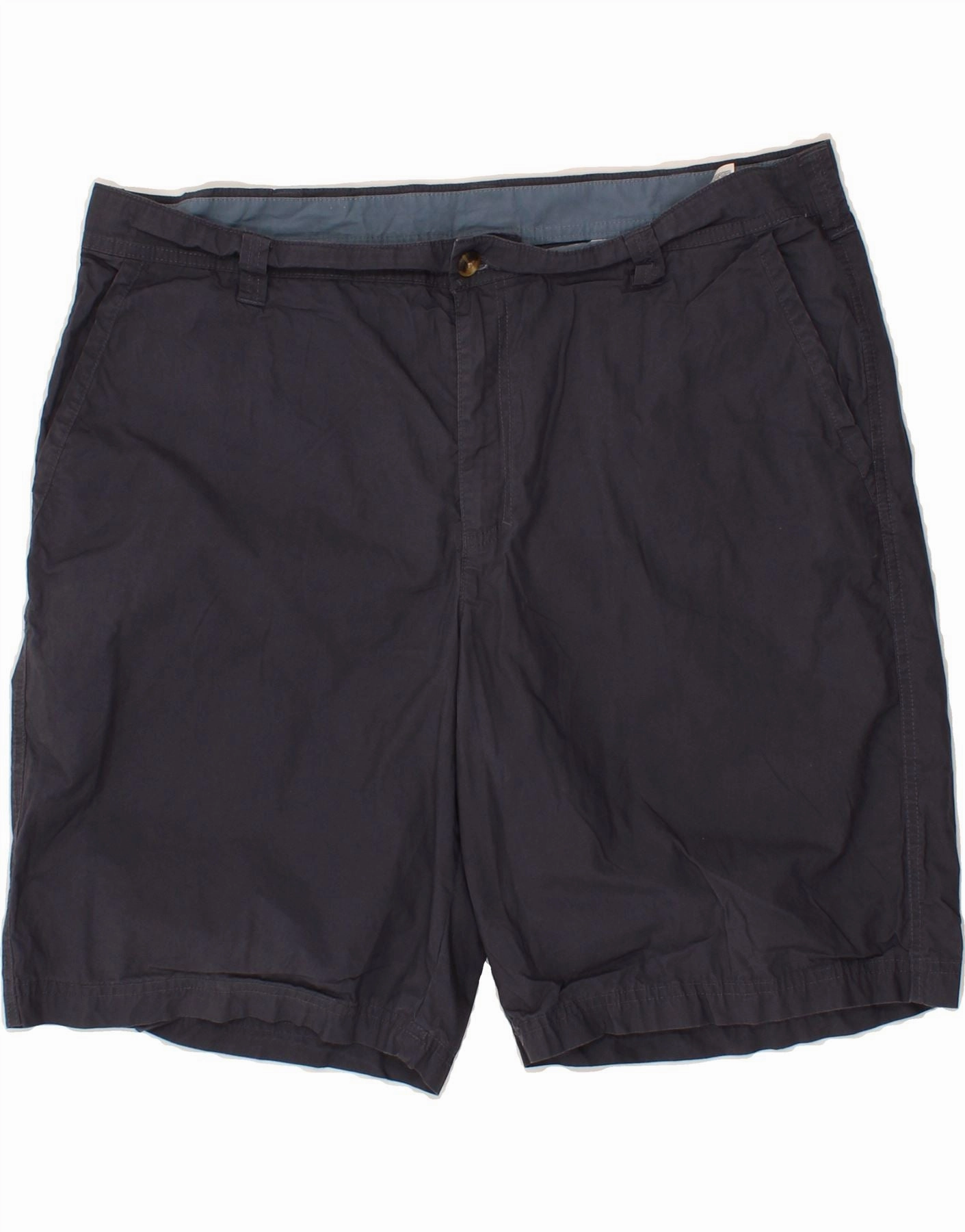 COLUMBIA Mens Chino Shorts W40 XL Navy Blue Cotton Weekend Outfit HypoallergenicLining