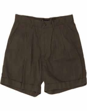 RIONERO Mens Pegged Chino Shorts IT 48 Medium W32 Grey Cotton Hypoallergenic Textile wrinkle - resistant