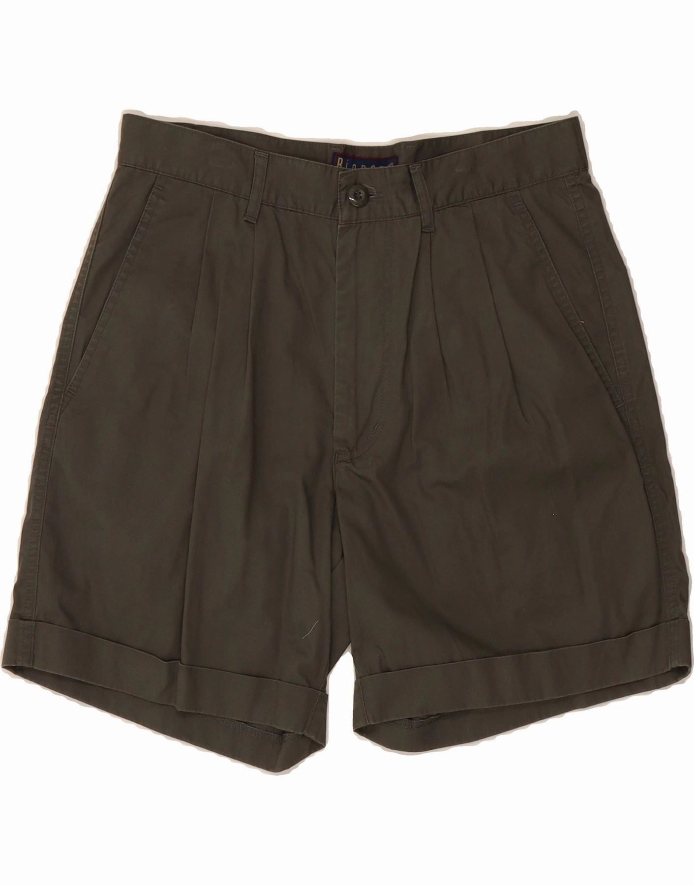 RIONERO Mens Pegged Chino Shorts IT 48 Medium W32 Grey Cotton Hypoallergenic Textile wrinkle - resistant