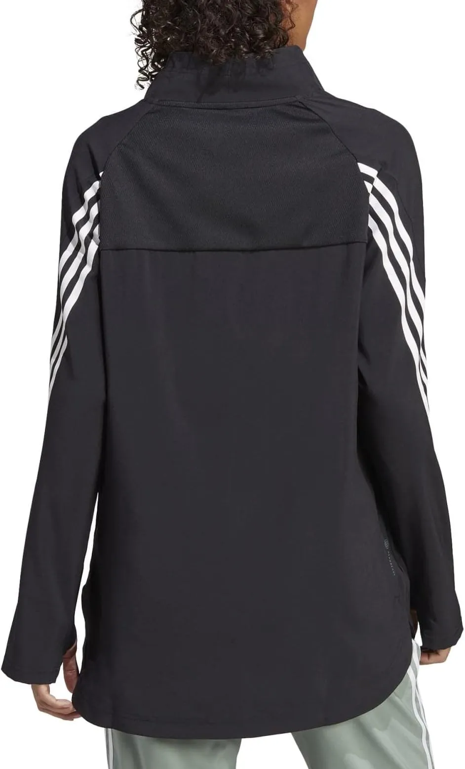 Outdoor Smart yoga clothing adidas Train Icon Full Cover Womens Training Long Sleeve Top - Black