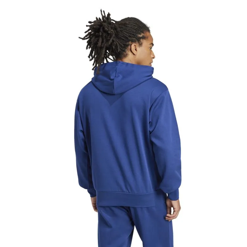 Adidas Mens Essentials Feelcozy Fleece Hoodie Androgynous style
