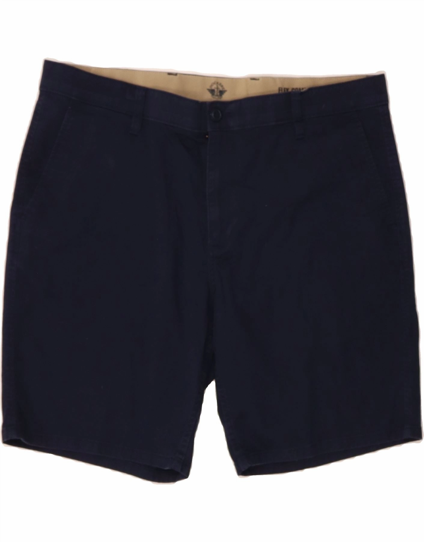 Lightweight Construction DOCKERS Mens Chino Shorts W38 XL Navy Blue Cotton