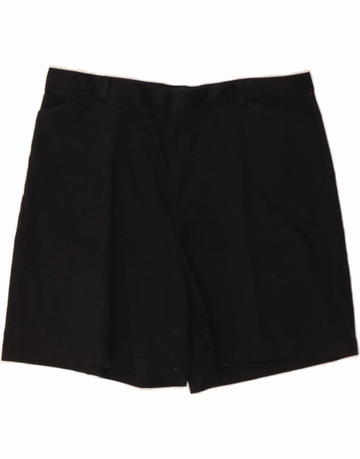 Clean Lines Soft Elastic DOCKERS Mens Stretch Casual Shorts W38 XL Black Cotton