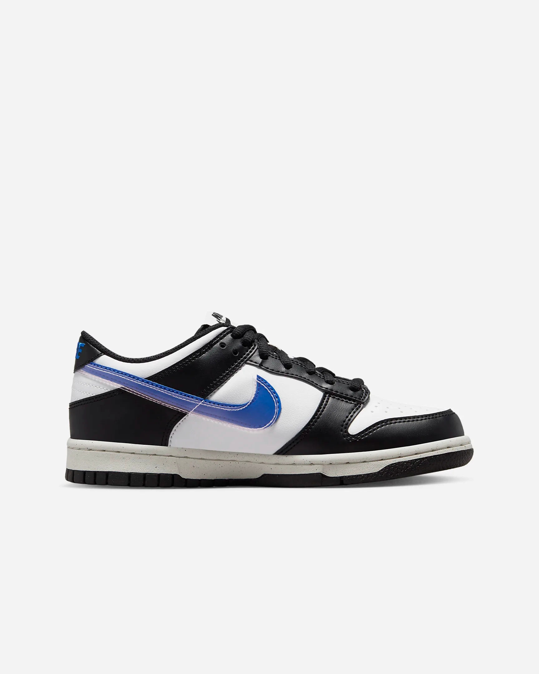 Nike Kid's Dunk Low Next Nature Shoes - Black / Hyper Royal / Summit Hiking Shoes