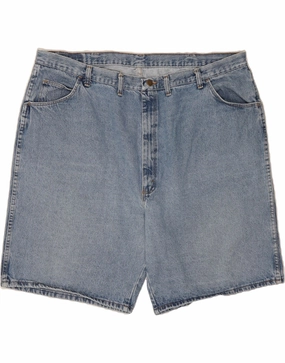 Water Repellent Coating WRANGLER Mens Denim Shorts W44 2XL Blue