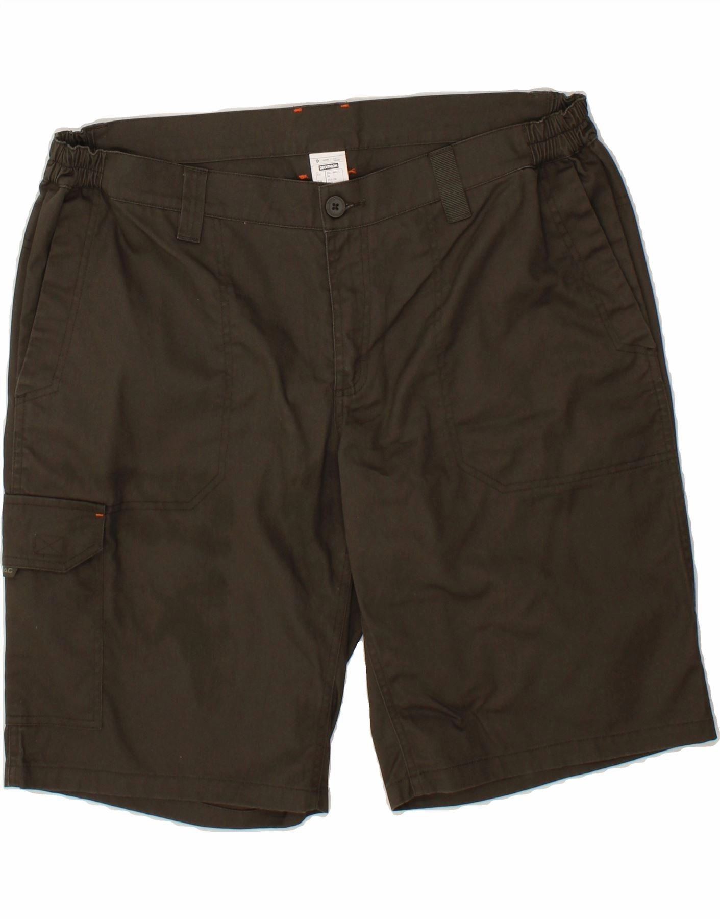 Effortless Comfort DECATHLON Mens Cargo Shorts W41 XL Grey Cotton