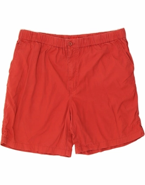 IZOD Mens Chino Shorts XL W38  Red Cotton Chill Vibes teenagers