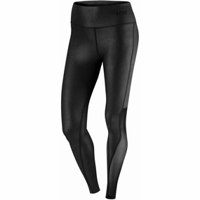 Travel Outfit Trend Seeker Extra Soft Fitness Lover TCA Pro Performance MeshLuxe Womens Long Running Tights - Black