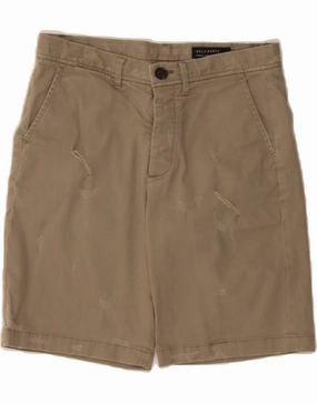 Tear Resistant Weave ALL SAINTS Mens Distressed Chino Shorts W28 Small  Beige