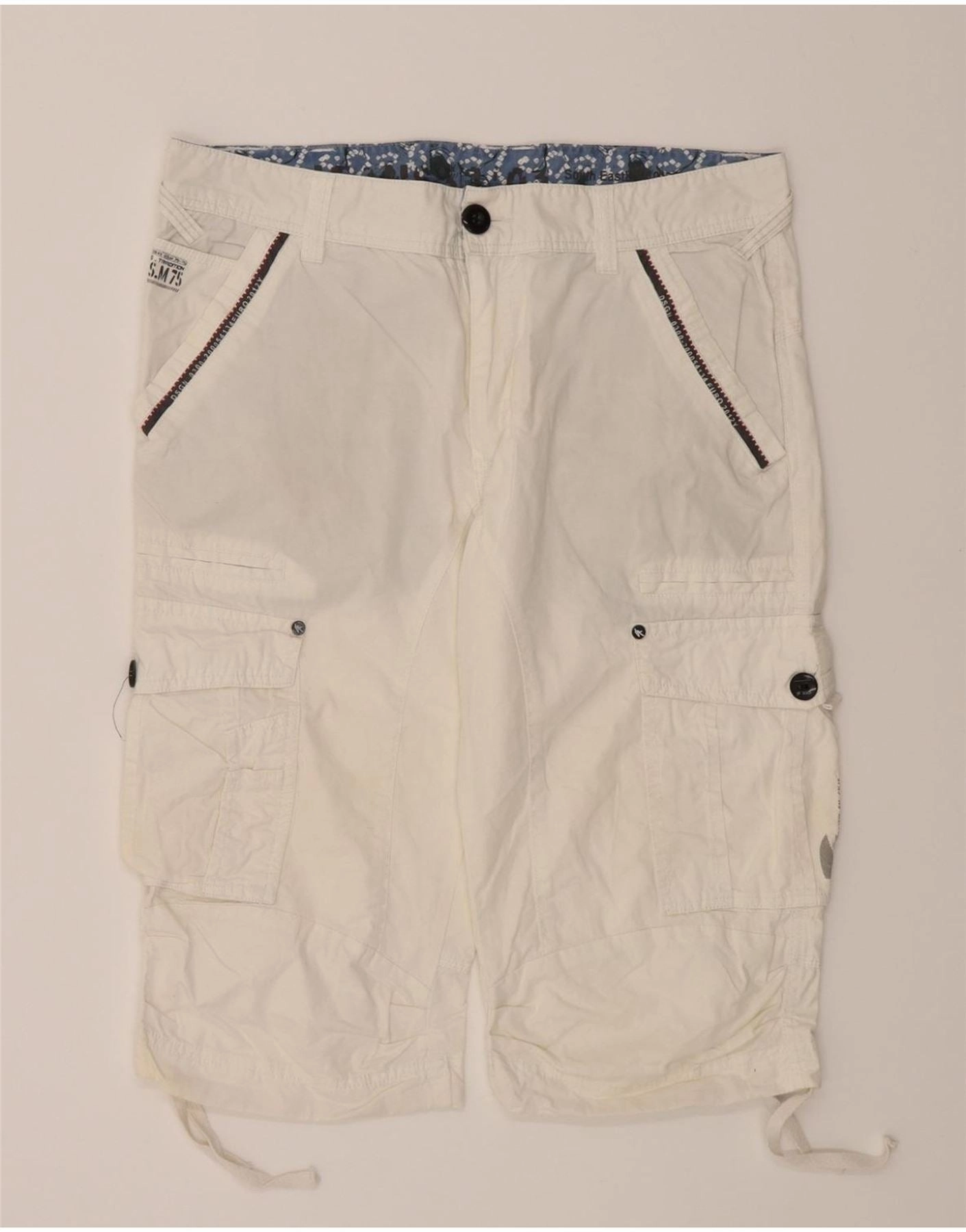 winter shorts G-STAR Mens Cargo Bermuda Shorts XL W36 White Cotton