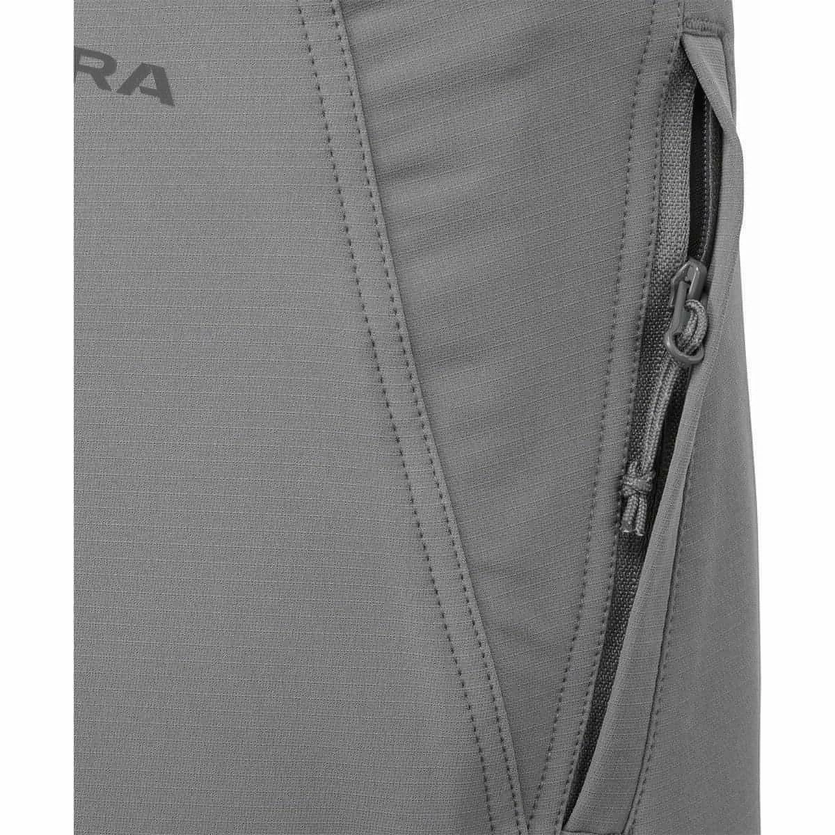 Snag Free Zipper Sporty Chic Altura All Roads Repel Womens Baggy Cycling Shorts - Grey
