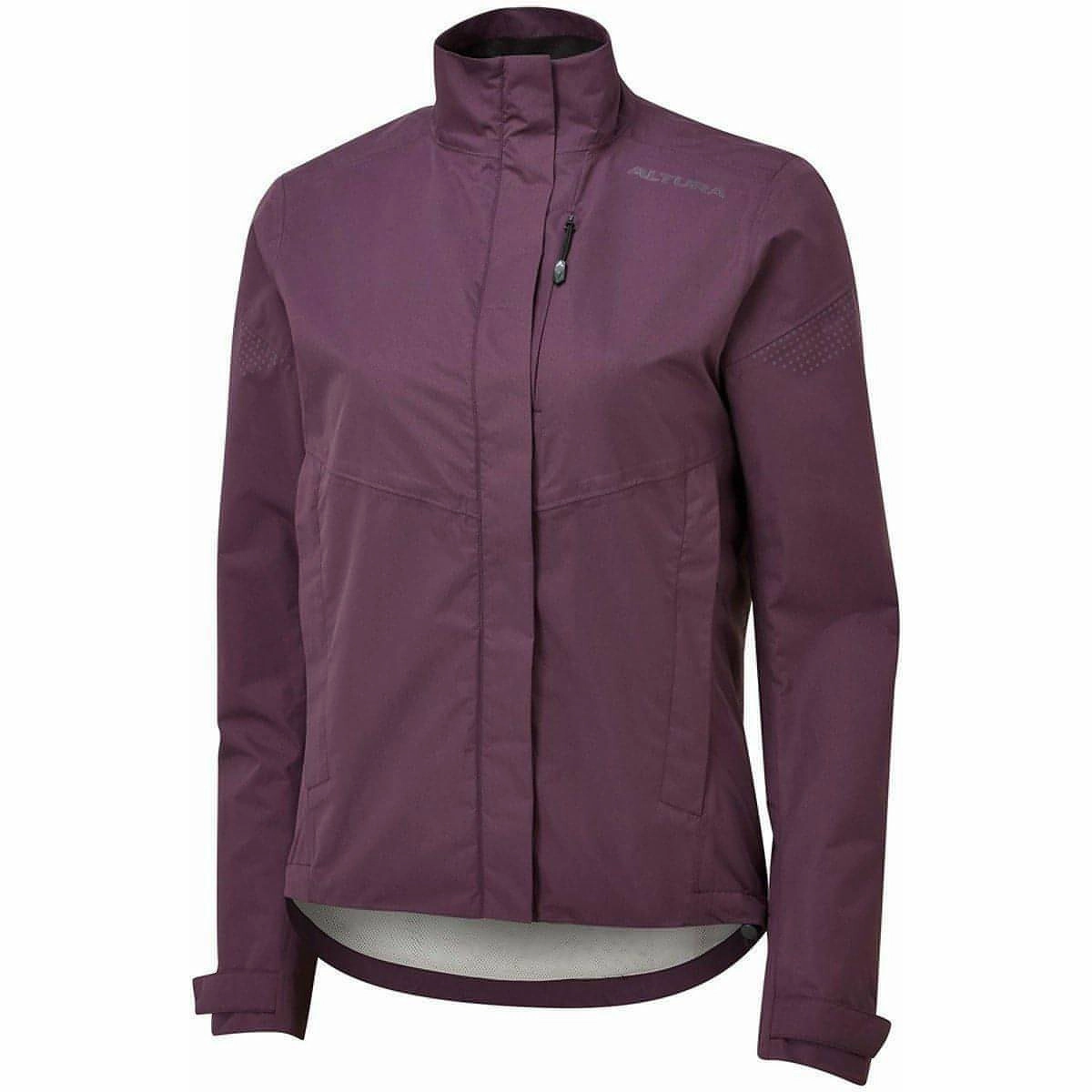clean design Altura Nevis Nightvision Waterproof Womens Cycling Jacket - Purple