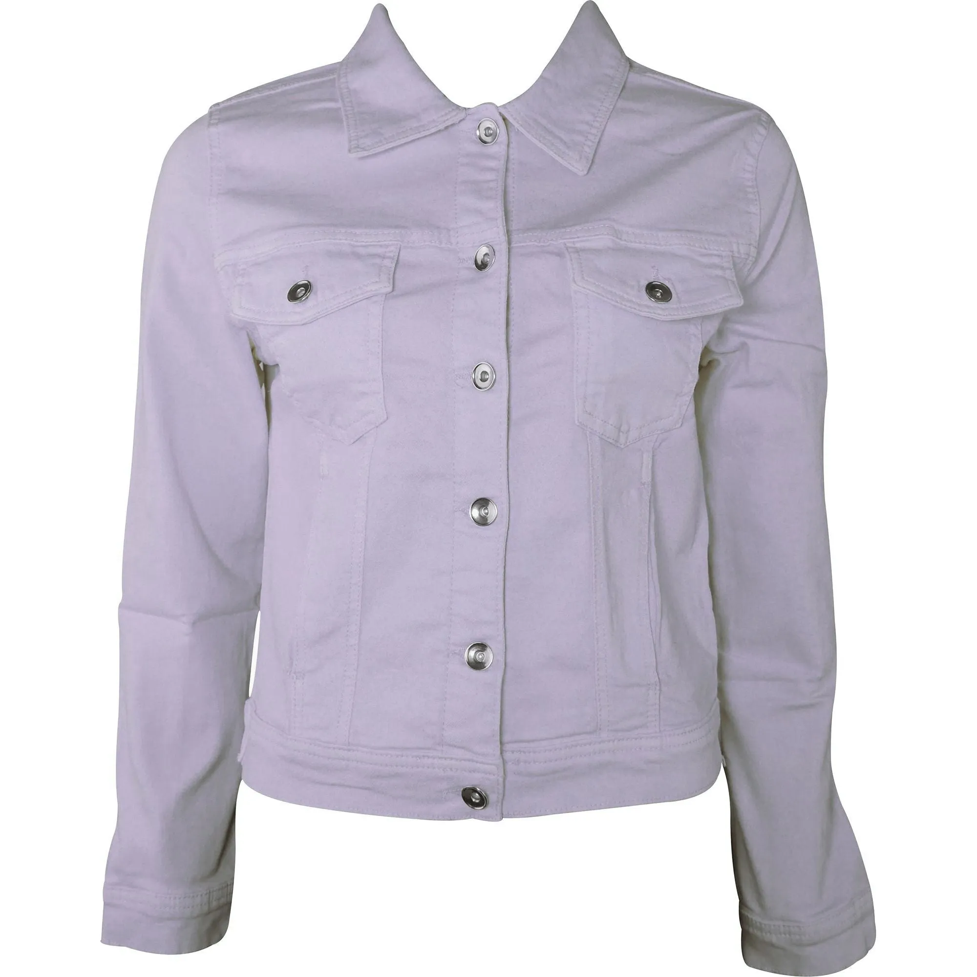 rainy - day gear Amara Reya AR Feather Womens Denim Jacket - Purple
