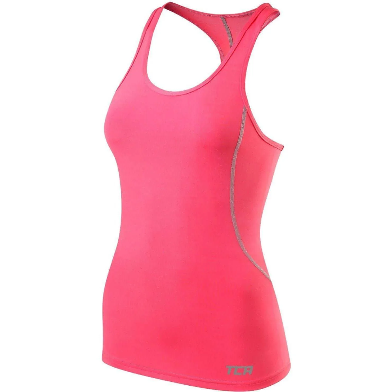 Chic Fashion Perfectly Fit TCA Pro Performance Womens Running Vest Tank Top - Pink