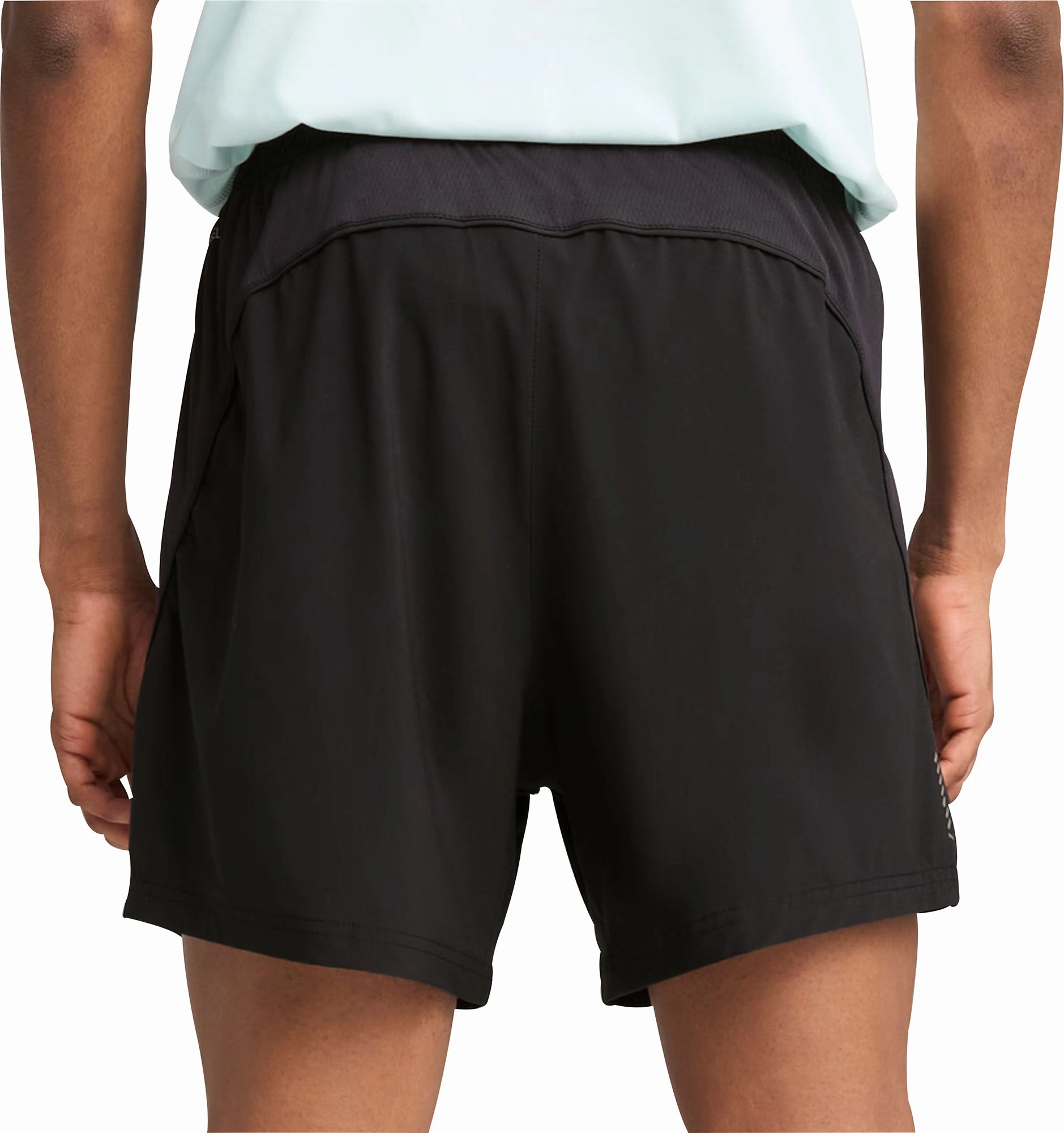 Puma Velocity 5 Inch Mens Running Shorts - Black Basic Feel Stretchable