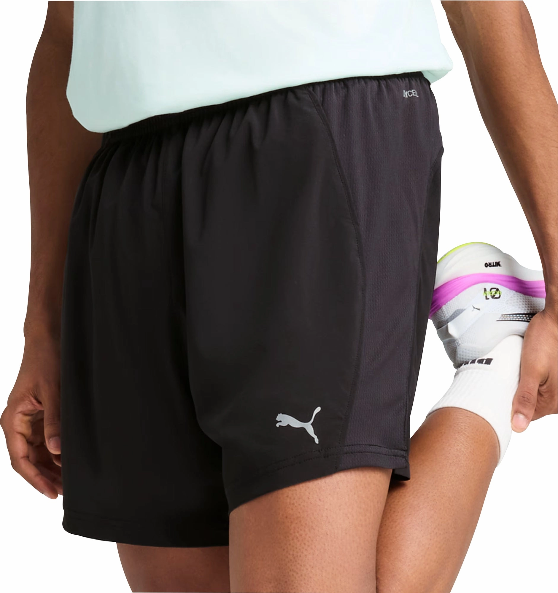 Puma Velocity 5 Inch Mens Running Shorts - Black cheering section Outdoor Relax