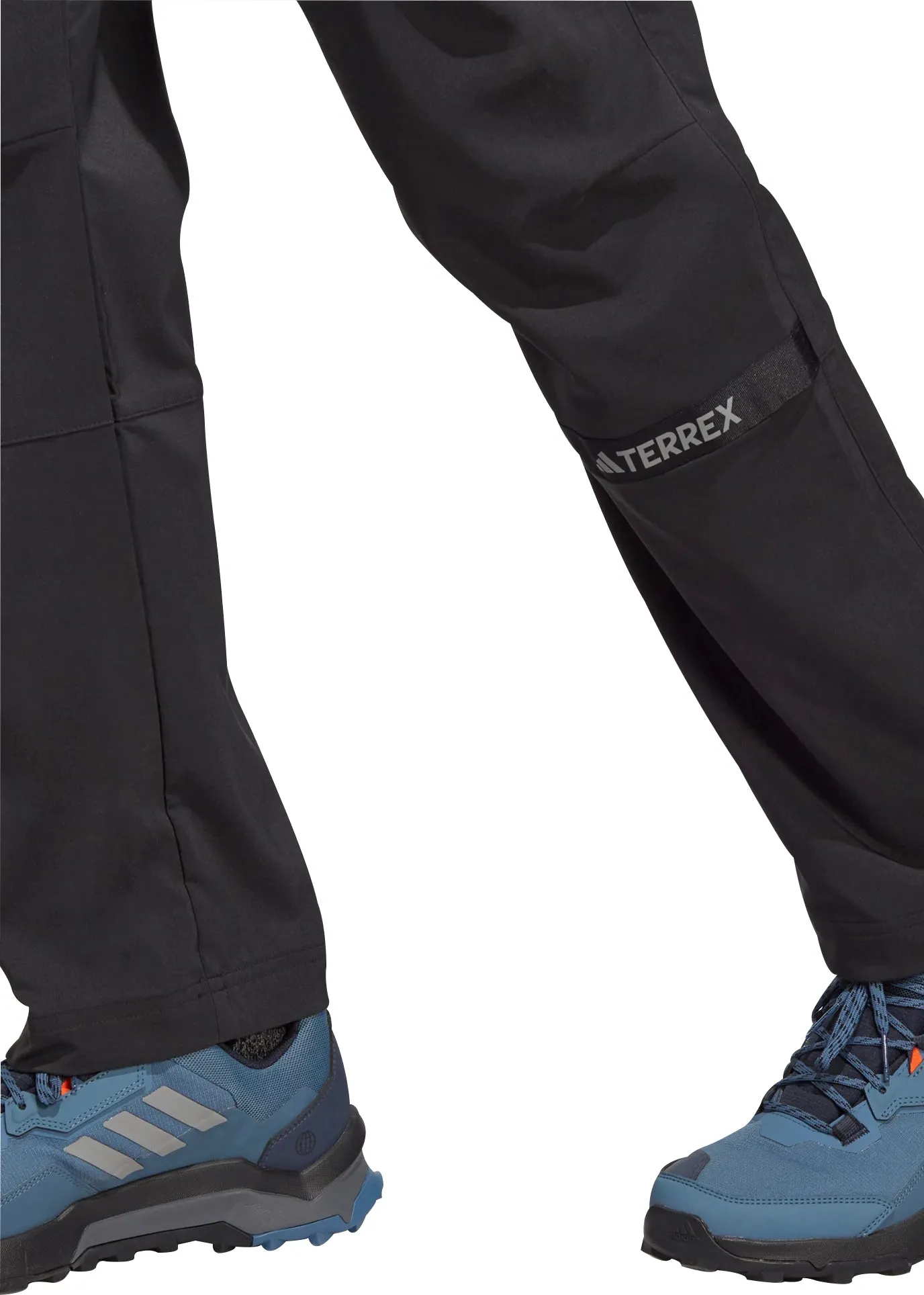 adidas Terrex Multi Woven Mens Walking Pants - Black Stretch Waist Chic Comfort