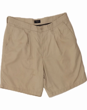 Odor Resistant Treatment DOCKERS Mens Pegged Chino Shorts W36 Large Beige Cotton