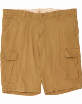 DOCKERS Mens Cargo Shorts W42 2XL  Brown Cotton hiking clothes