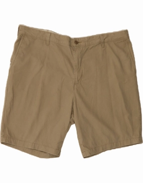 AntiSnagTechnology Active Look DOCKERS Mens Cargo Shorts W44 2XL Beige Cotton