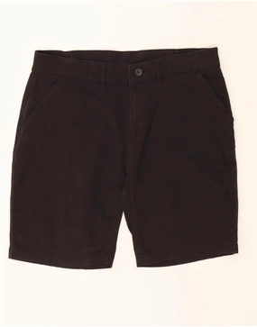 Soft Touch Unique Pattern MOUNTAIN WAREHOUSE Mens Chino Shorts W38 XL Black Cotton