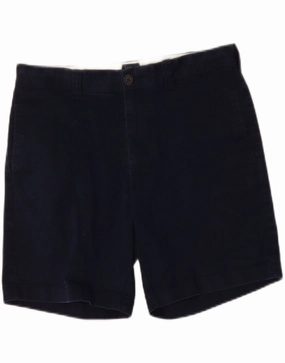 J. CREW Mens Chino Shorts W31 Medium Navy Blue Cotton FlexibleMobility