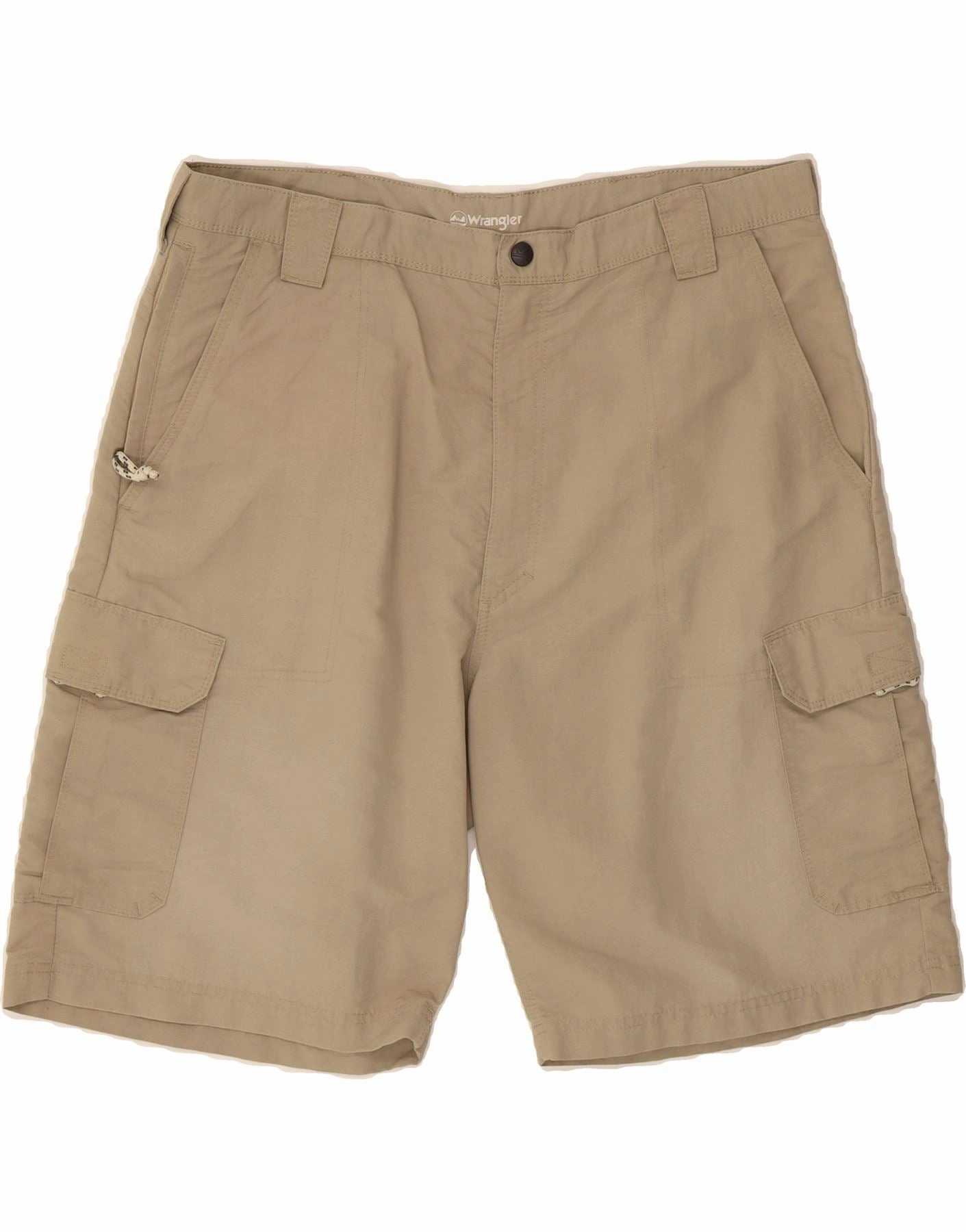 Flex Waist System WRANGLER Mens Cargo Shorts W38 XL Beige Nylon