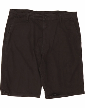 Sport Ready Fit WRANGLER Mens Chino Shorts W40 XL Black Cotton