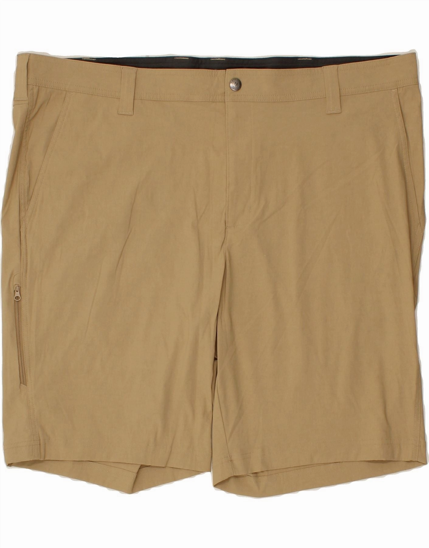 Day Comfort home renovation COLUMBIA Mens Chino Shorts W44 2XL Beige Cotton