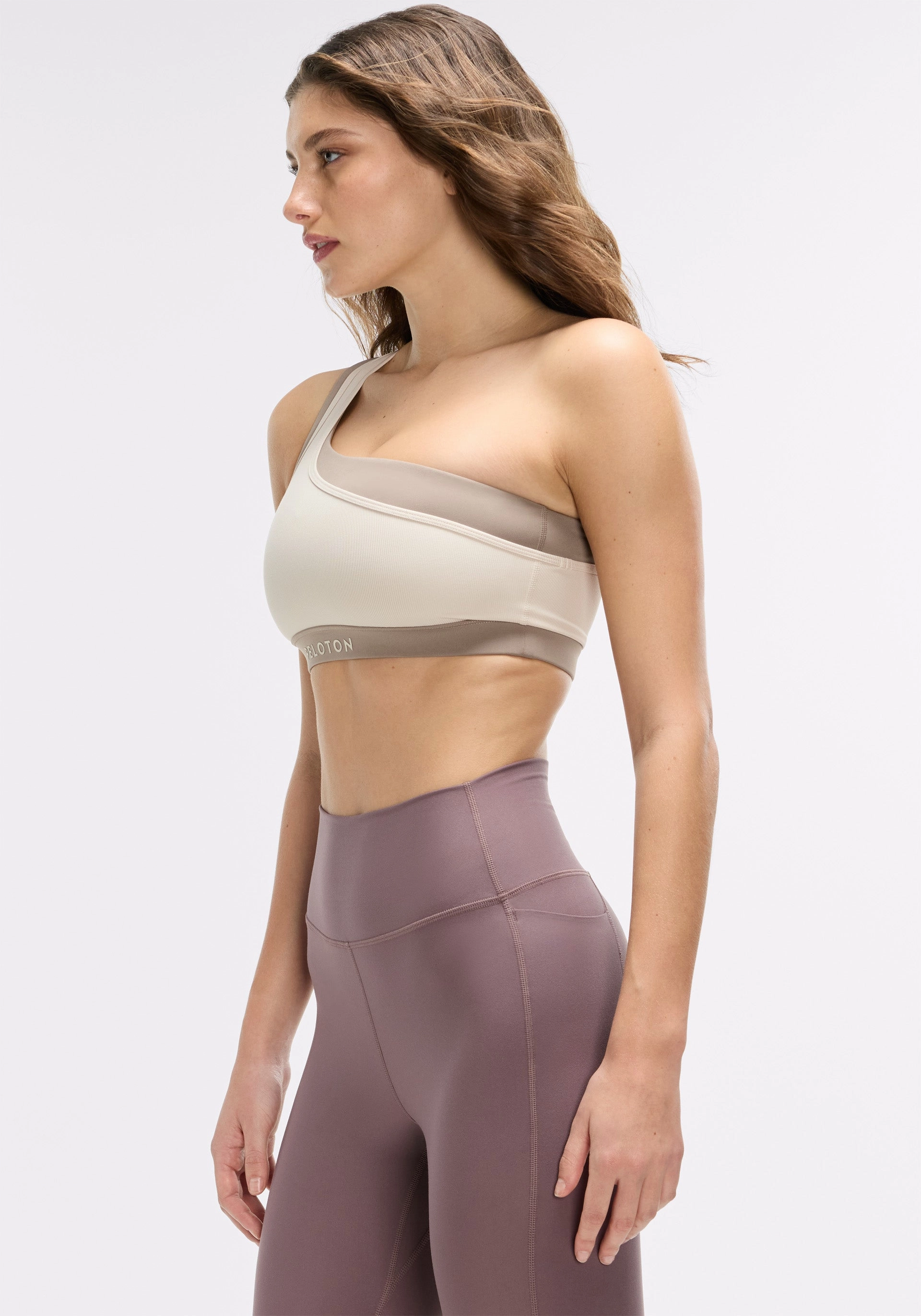 Endurance Rib One Shoulder Bra Extra Padding Option