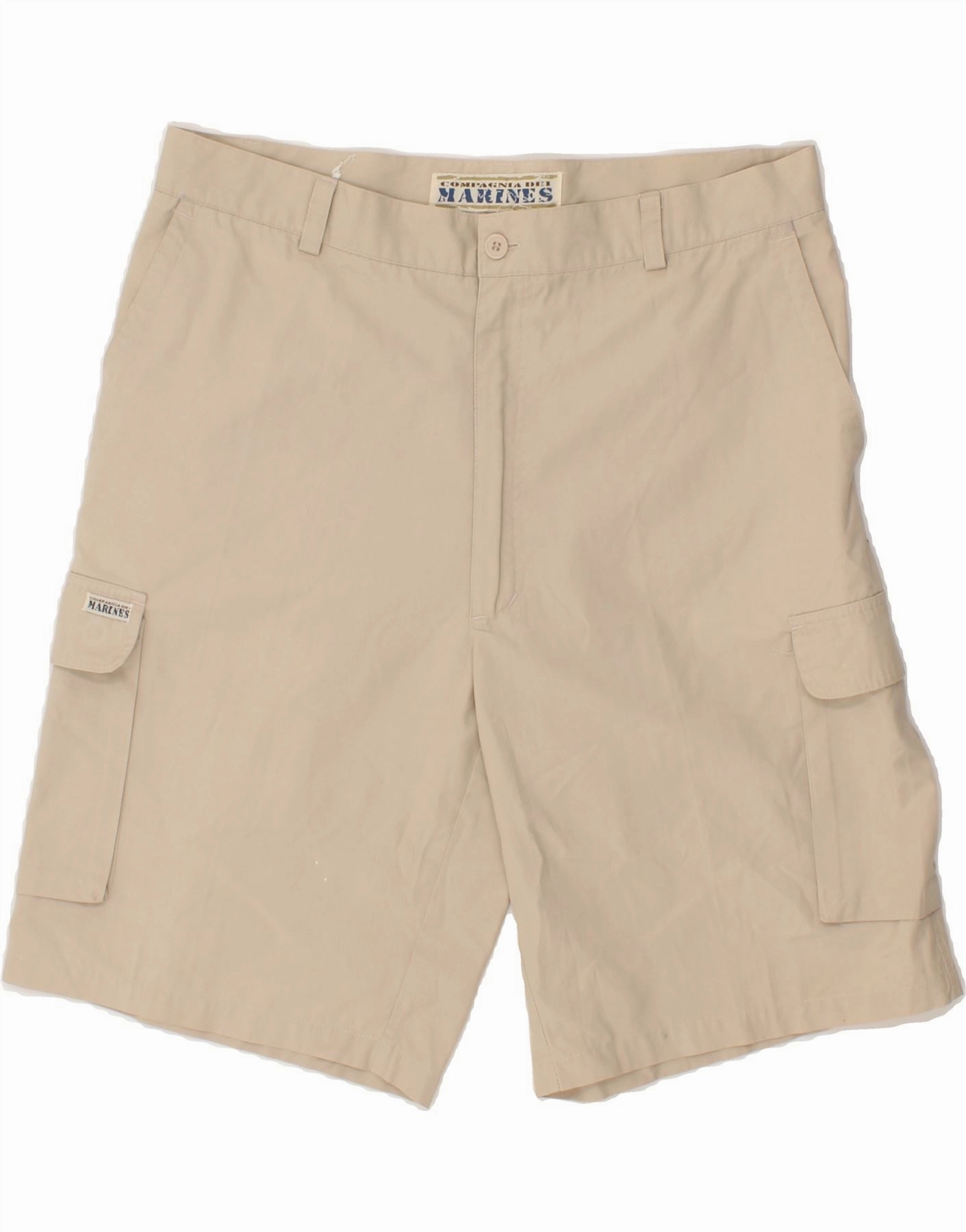 Active Life VINTAGE Mens Cargo Shorts W36 Large  Beige