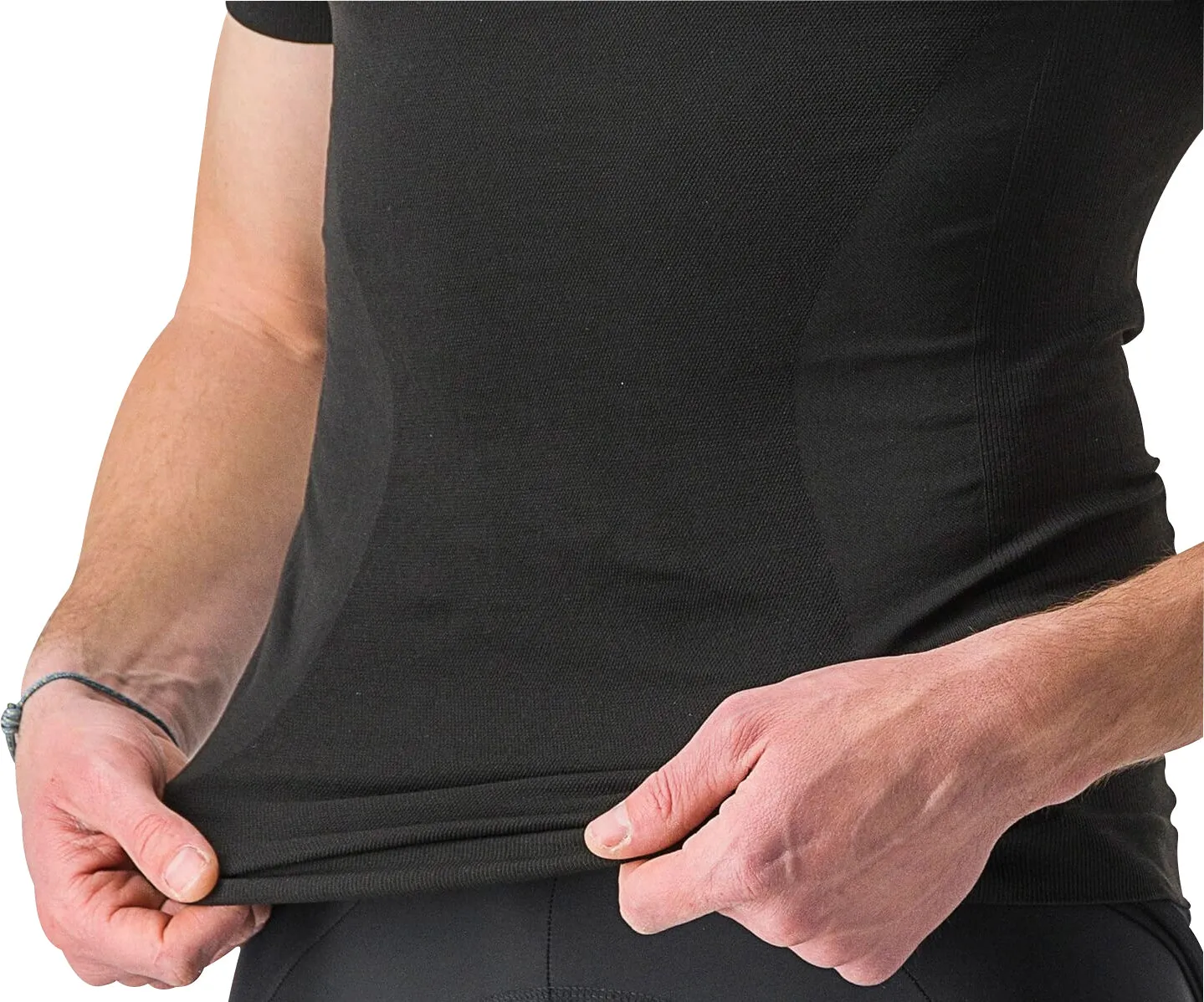 perfect for all-day wear Layering Piece Castelli Core Seamless Short Sleeve Mens Cycling Base Layer - Black