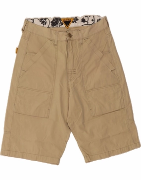 MELTIN' POT Mens Chino Shorts W30 Medium Beige Cotton Lounge Wear